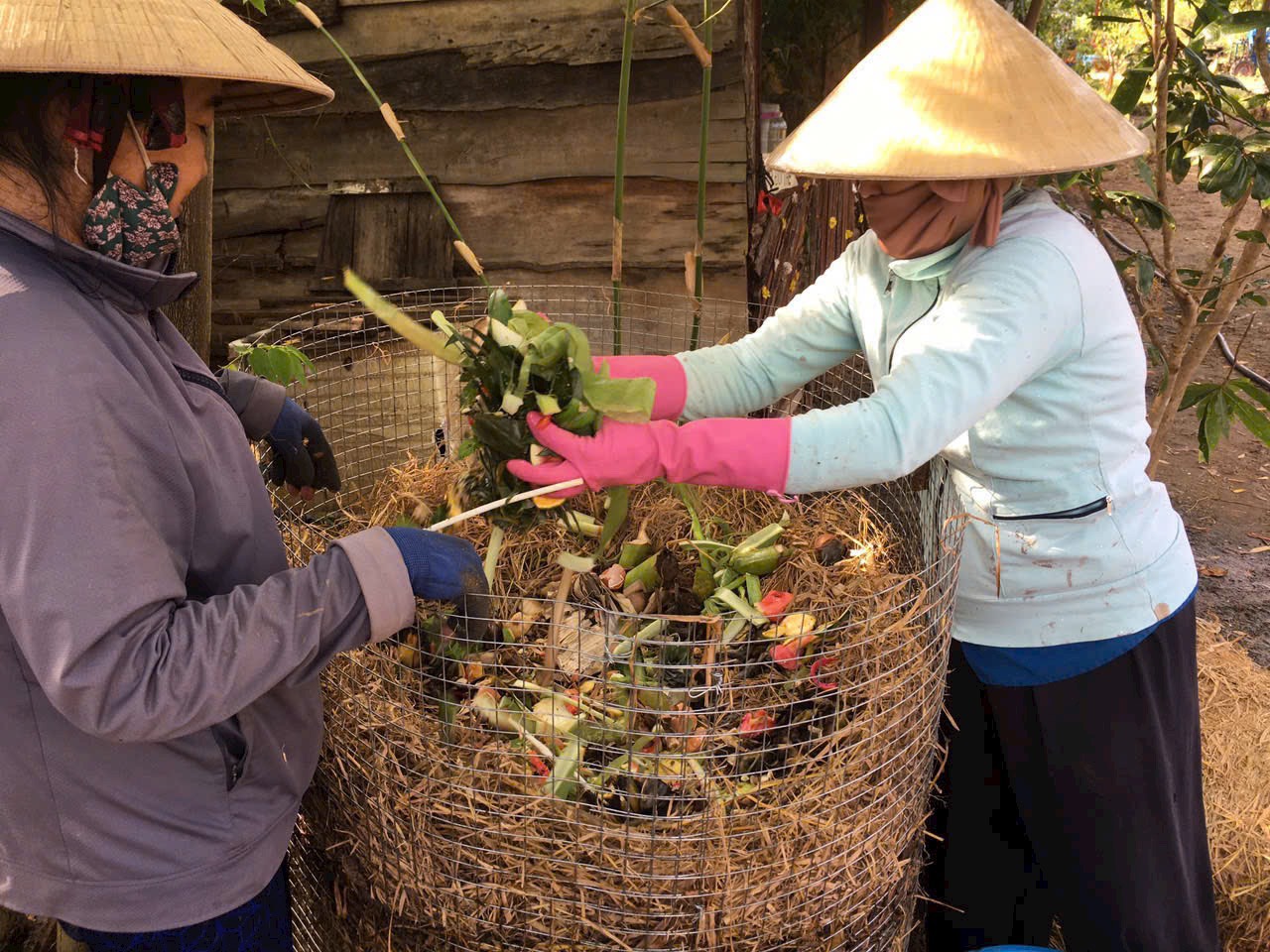 Phân hữu cơ Mầm Xanh từ vỏ trái cây